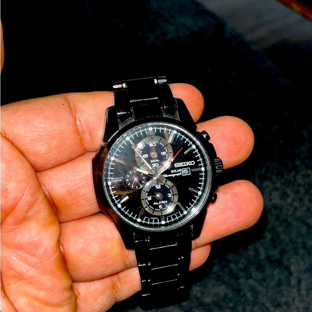 Seiko solar chronography